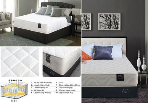 nệm khách sạn king koil pocket firm