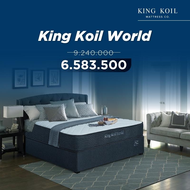 nệm lò xo king koil world cao cấp