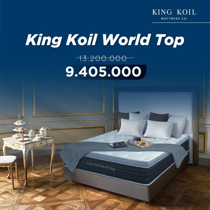 nệm lò xo mỹ king koil world